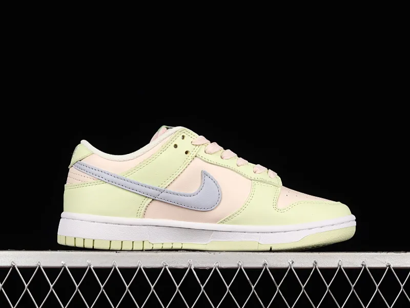 All Categories Nk SB Dunk Series Nk SB Dunk Low Low-top Sneakers J Version Nk SB Dunk Low Prm Ice Lemon Yellow Pink Color SB Smashed Backboard Fashion Casual Sneakers DD1503-600